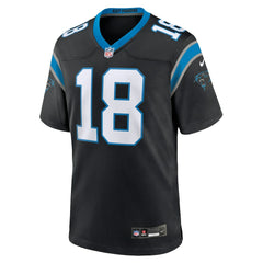 Jalen Coker Carolina Panthers Team Game Jersey Black | Nike for Sale