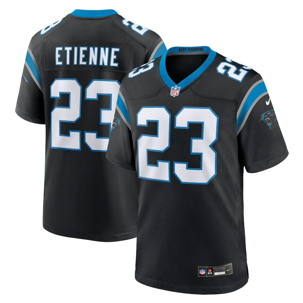 Trevor Etienne Carolina Panthers Team Game Jersey Black | Nike for Sale