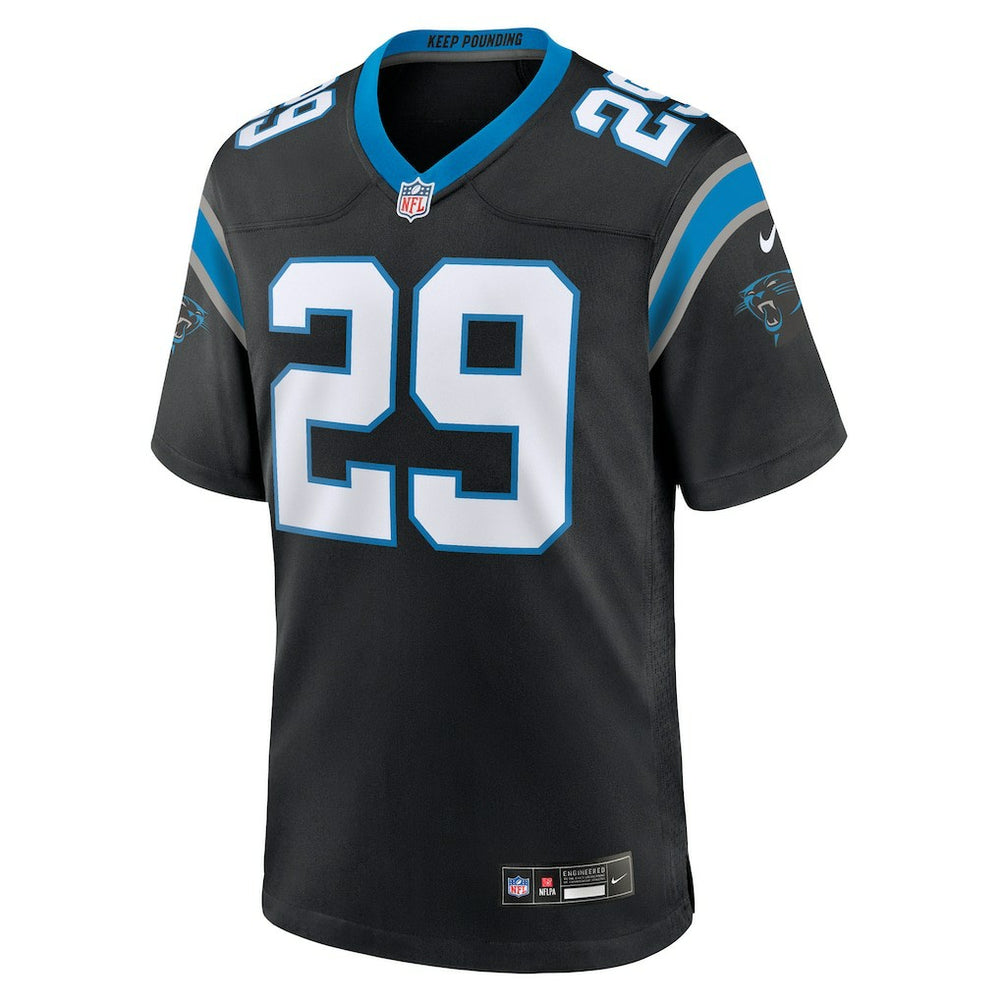 Akayleb Evans Carolina Panthers Team Game Jersey Black | Nike for Sale