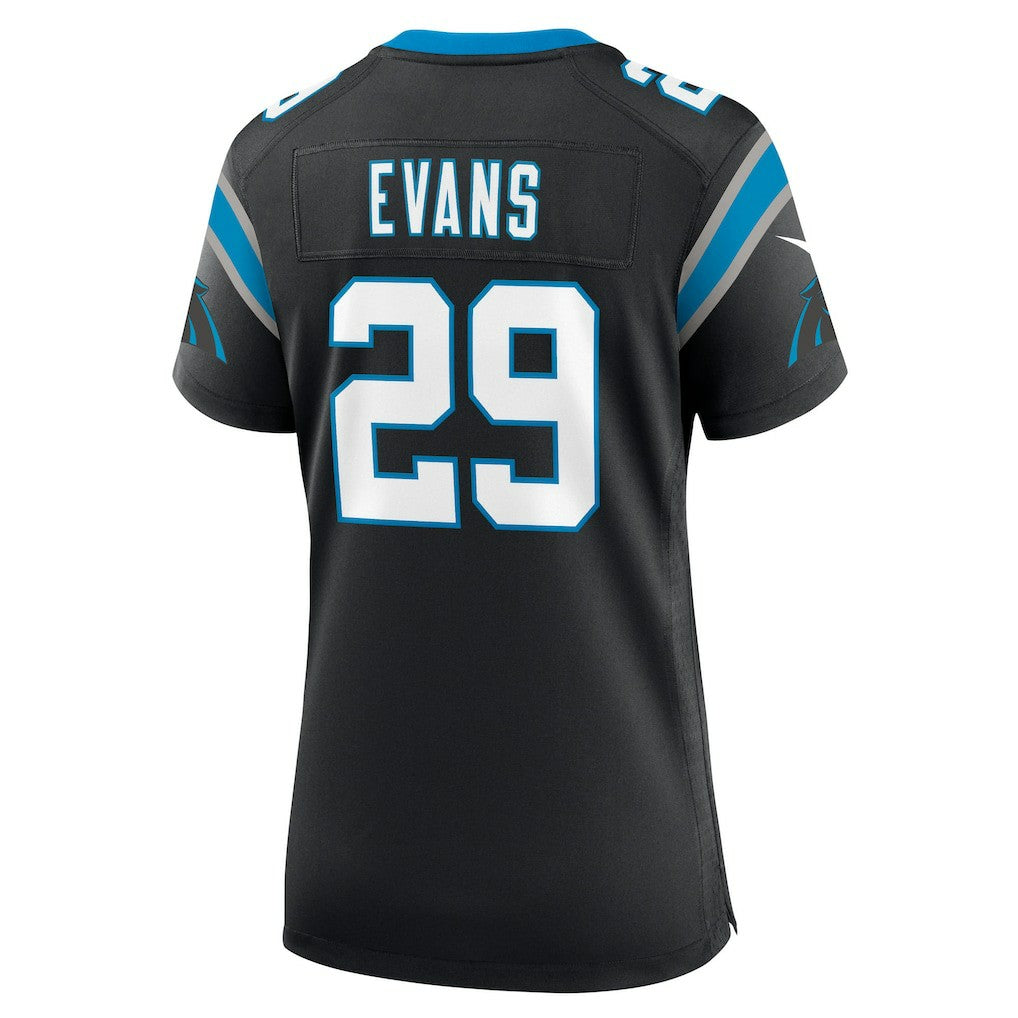 Akayleb Evans Carolina Panthers Women's Team Game Jersey Black | Nike for Sale