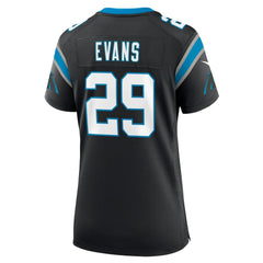Akayleb Evans Carolina Panthers Women's Team Game Jersey Black | Nike for Sale