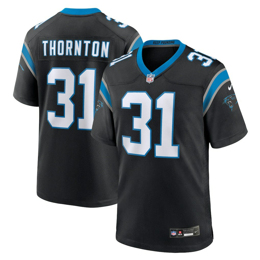 Corey Thornton Carolina Panthers Team Game Jersey Black | Nike for Sale