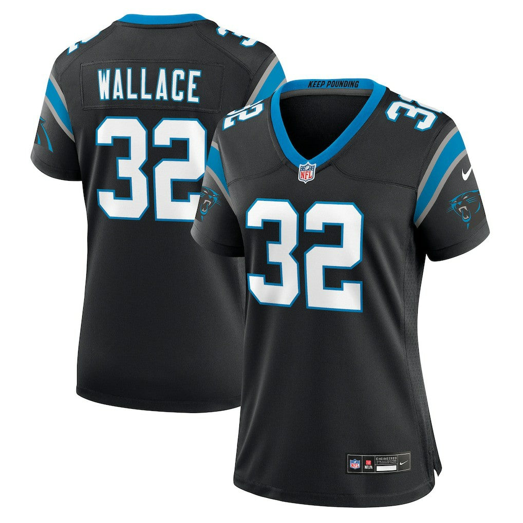 Trevin Wallace Carolina Panthers Women's Team Game Jersey Black | Nike for Sale