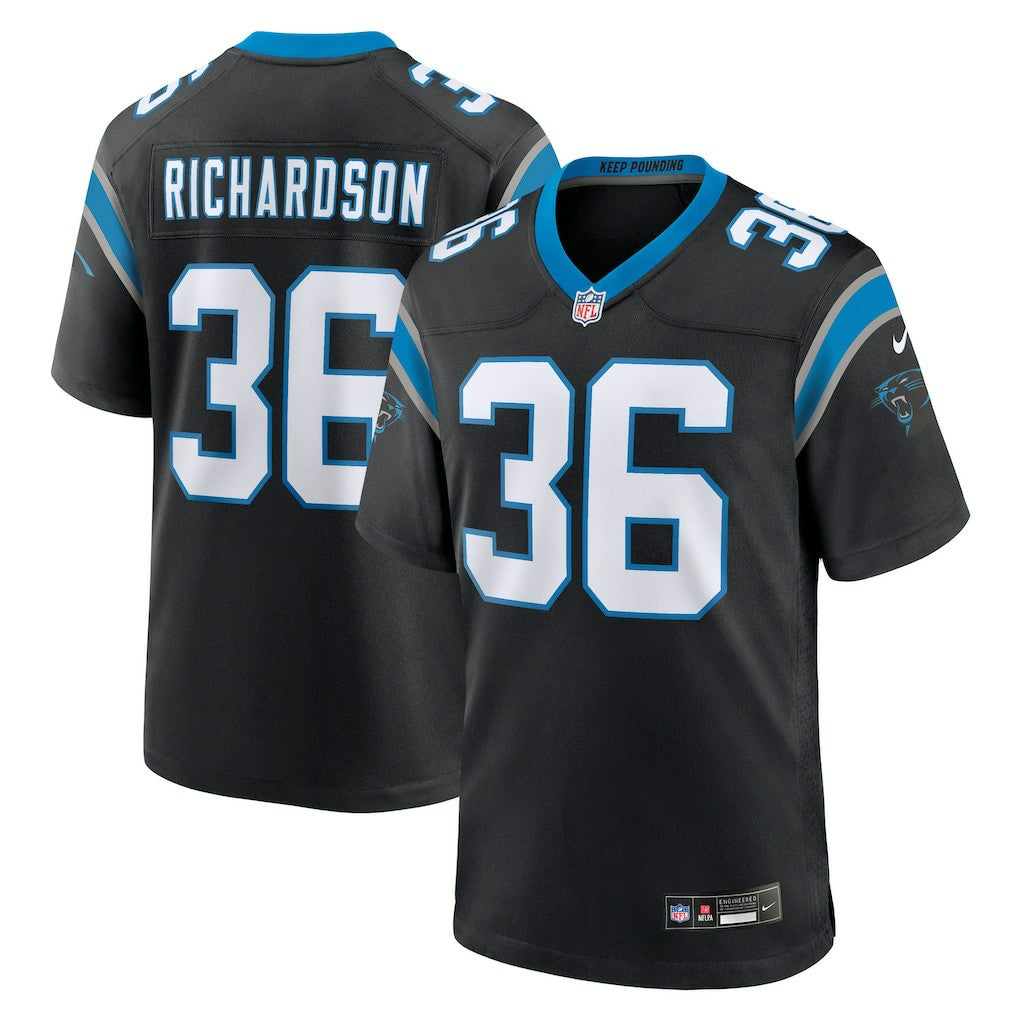 Demani Richardson Carolina Panthers Team Game Jersey Black | Nike for Sale