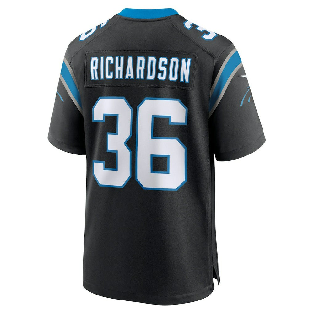 Demani Richardson Carolina Panthers Team Game Jersey Black | Nike for Sale