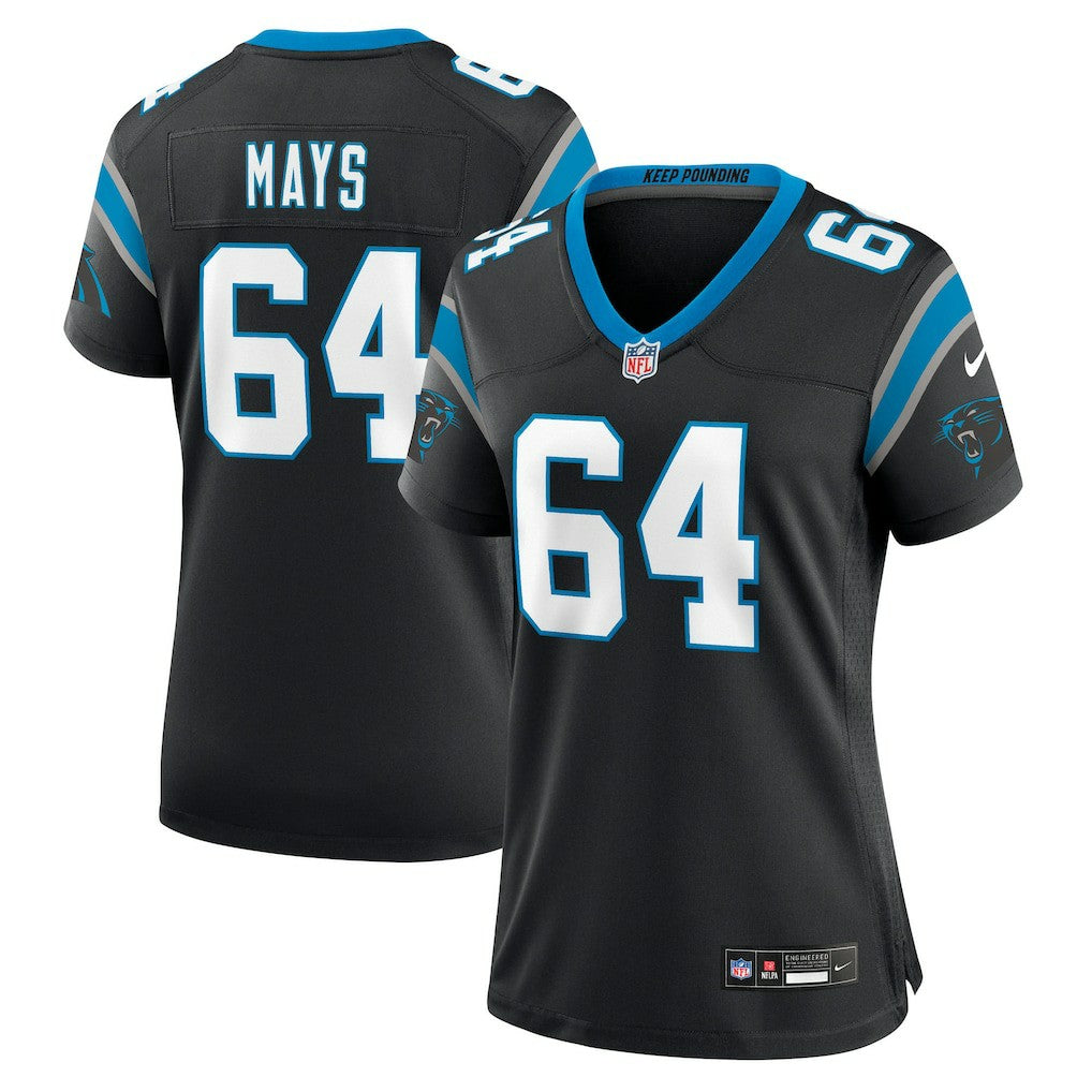 Cade Mays Carolina Panthers Women's Team Game Jersey Black | Nike for Sale