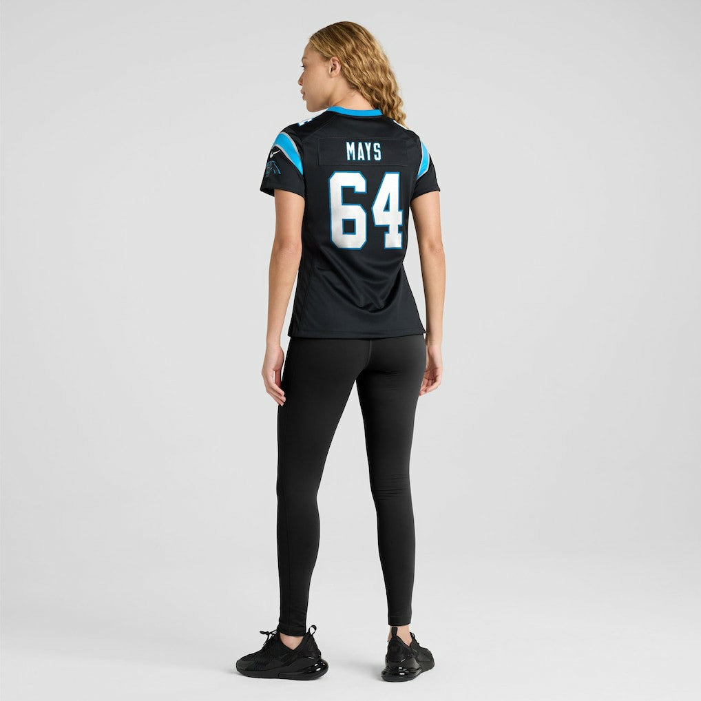 Cade Mays Carolina Panthers Women's Team Game Jersey Black | Nike for Sale