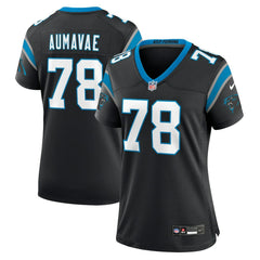 Popo Aumavae Carolina Panthers Women's Team Game Jersey Black | Nike for Sale