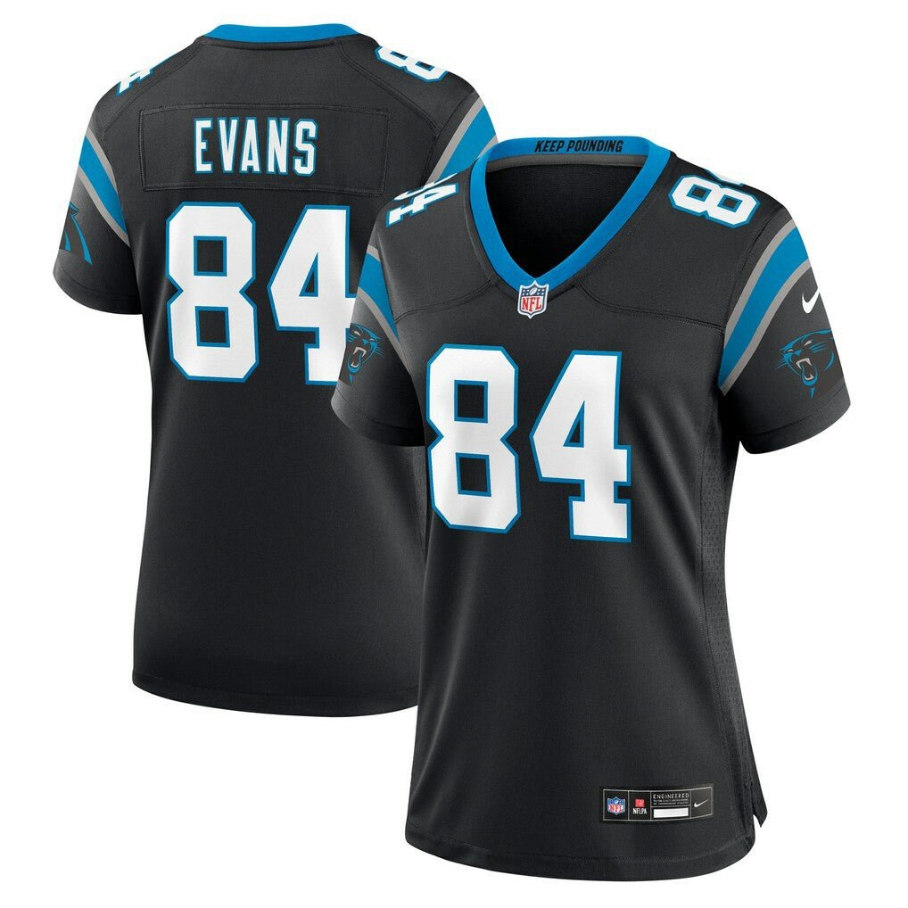 Mitchell Evans Carolina Panthers Women's Team Game Jersey Black | Nike for Sale