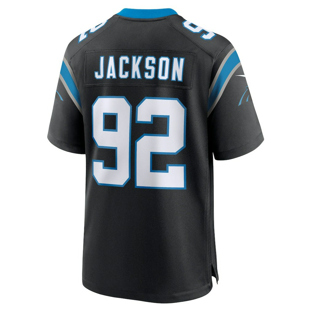 Cam Jackson Carolina Panthers Team Game Jersey Black | Nike for Sale