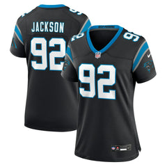 Cam Jackson Carolina Panthers Women's Team Game Jersey Black | Nike for Sale