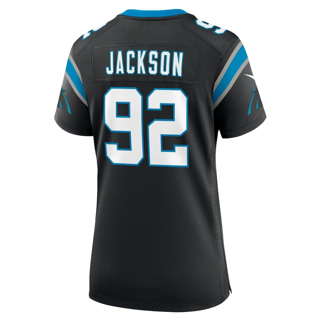 Cam Jackson Carolina Panthers Women's Team Game Jersey Black | Nike for Sale