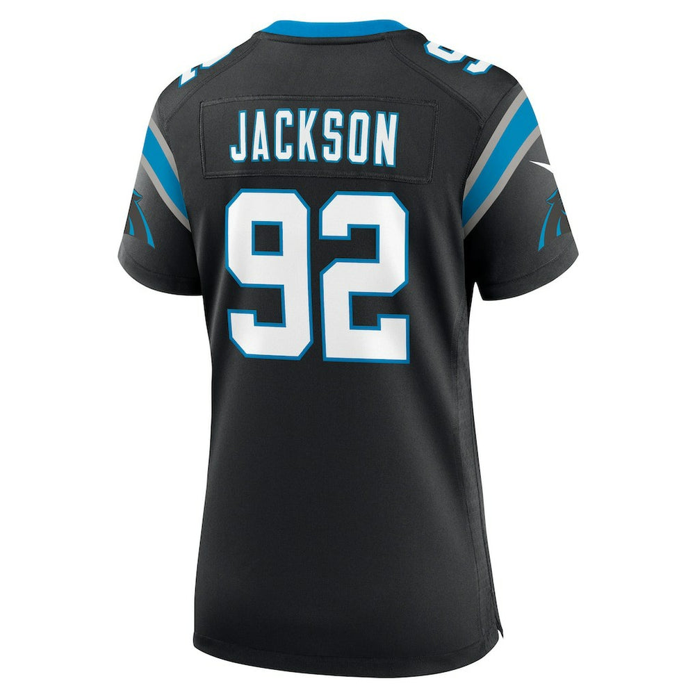 Cam Jackson Carolina Panthers Women's Team Game Jersey Black | Nike for Sale