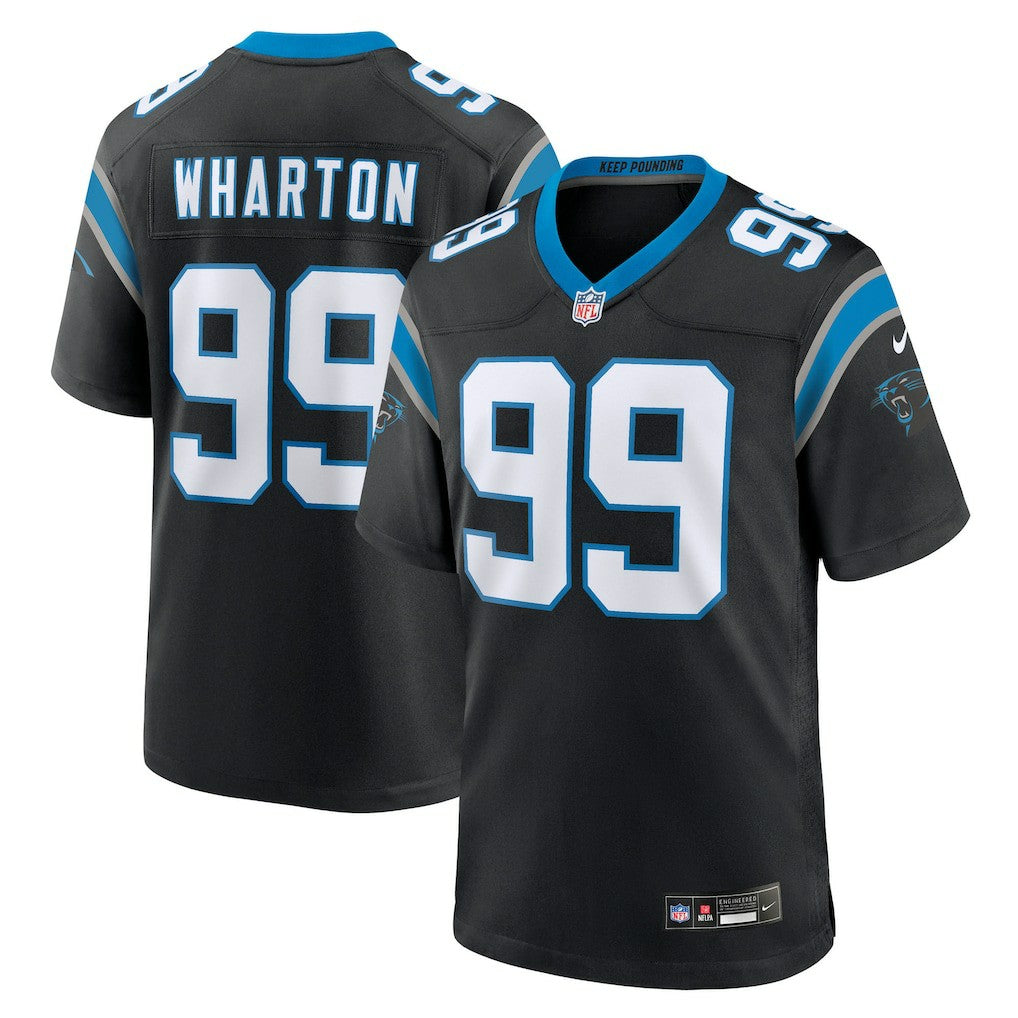 Tershawn Wharton Carolina Panthers Team Game Jersey Black | Nike for Sale