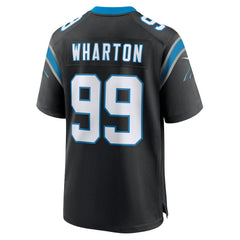 Tershawn Wharton Carolina Panthers Team Game Jersey Black | Nike for Sale