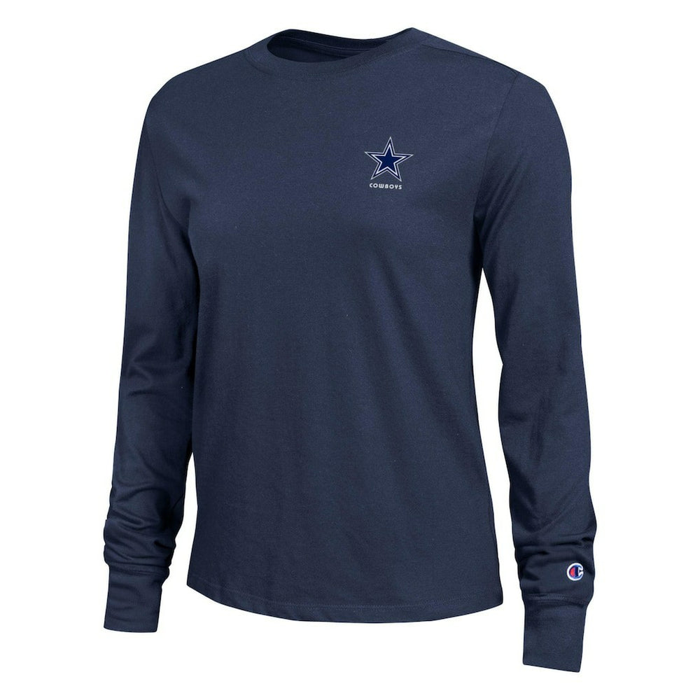 Dallas Cowboys Champion Women's Core Long-Sleeve T-Shirt Navy | NFL