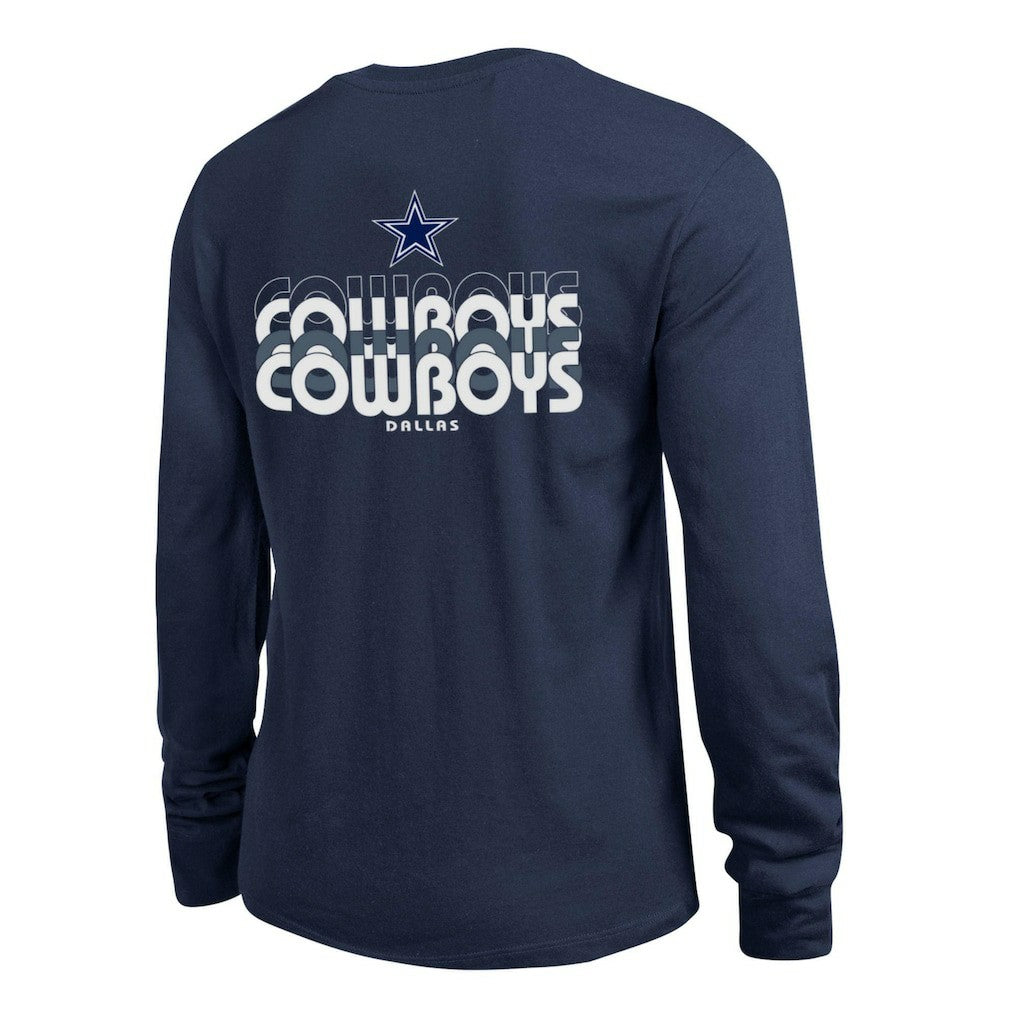 Dallas Cowboys Champion Women's Core Long-Sleeve T-Shirt Navy | NFL