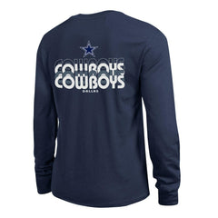 Dallas Cowboys Champion Women's Core Long-Sleeve T-Shirt Navy | NFL