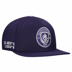 Manchester City Unisex Locale Snapback Hat Purple - FIFA World CUP