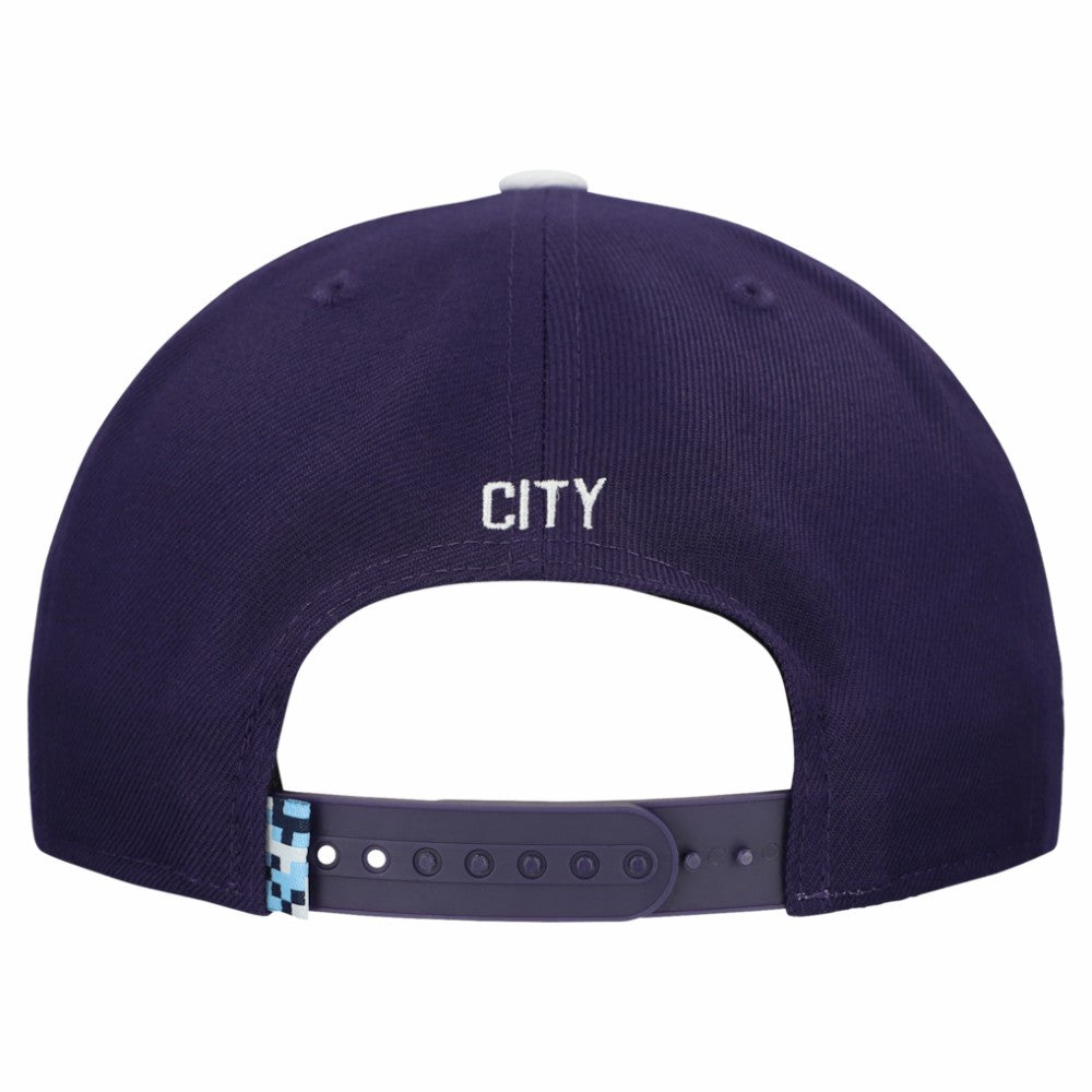 Manchester City Unisex Locale Snapback Hat Purple - FIFA World CUP