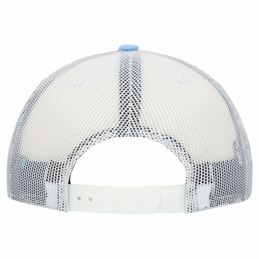 Manchester City Unisex Free Rider Trucker Snapback Hat Light Blue - FIFA World CUP