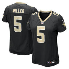Kendre Miller New Orleans Saints Women's Team Game Jersey Black | Nike for Sale