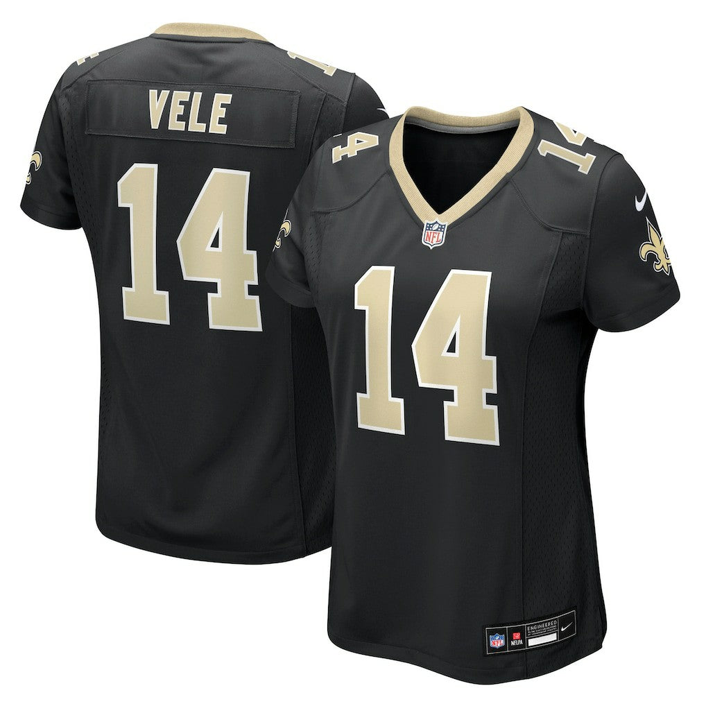 Devaughn Vele New Orleans Saints Women's Team Game Jersey Black | Nike for Sale