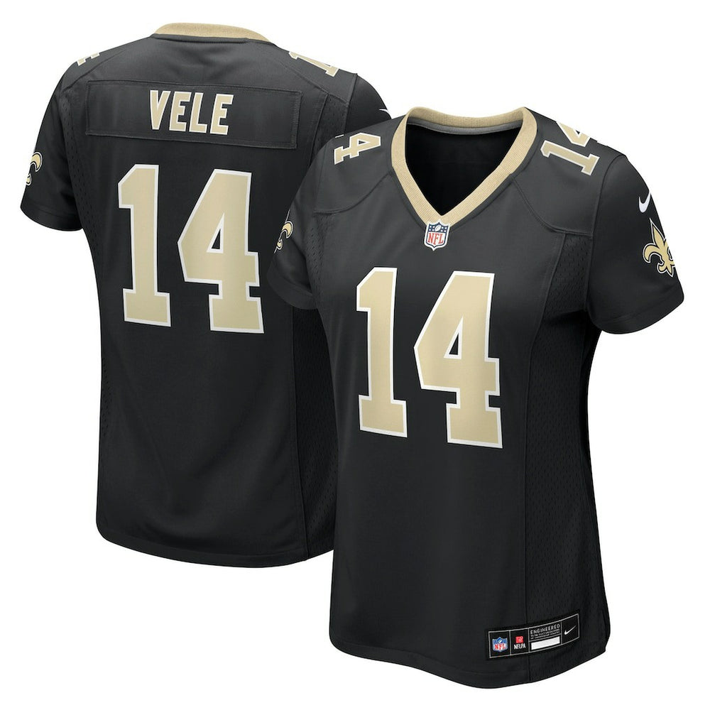 Devaughn Vele New Orleans Saints Women's Team Game Jersey Black | Nike for Sale