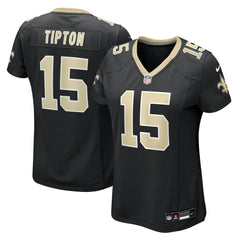 Mason Tipton New Orleans Saints Women's Team Game Jersey Black | Nike for Sale