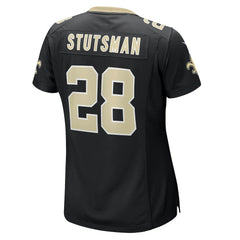 Danny Stutsman New Orleans Saints Women's Team Game Jersey Black | Nike for Sale