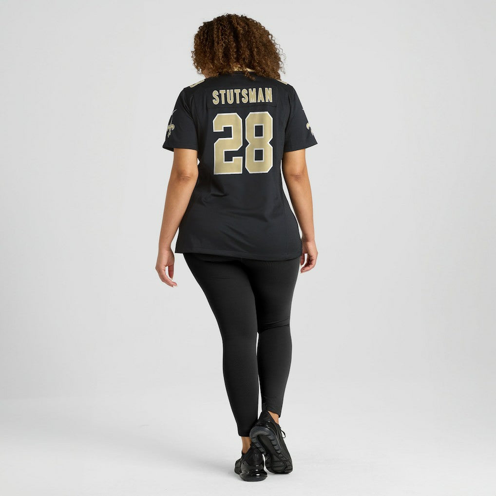 Danny Stutsman New Orleans Saints Women's Team Game Jersey Black | Nike for Sale
