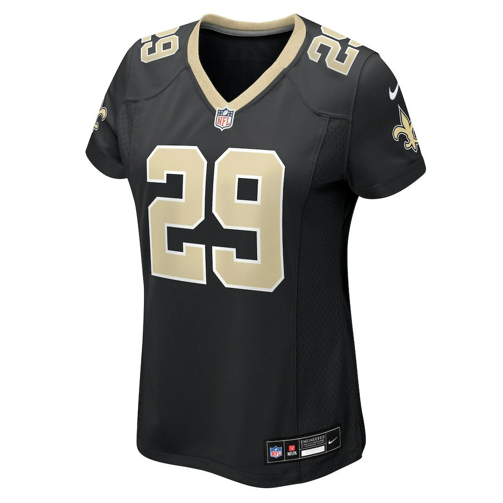 Quincy Riley New Orleans Saints Women's Team Game Jersey Black | Nike for Sale