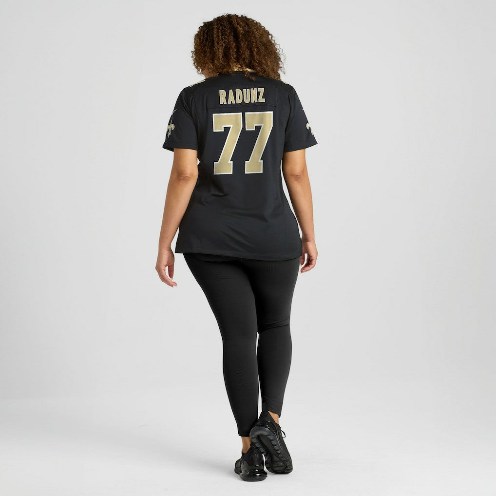 Dillon Radunz New Orleans Saints Women's Team Game Jersey Black | Nike for Sale