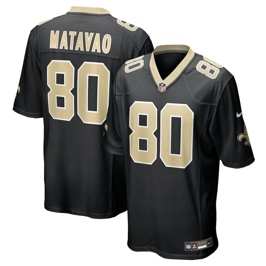 Moliki Matavao New Orleans Saints Team Game Jersey Black | Nike for Sale