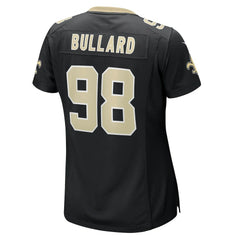 Jonathan Bullard New Orleans Saints Women's Team Game Jersey Black | Nike for Sale