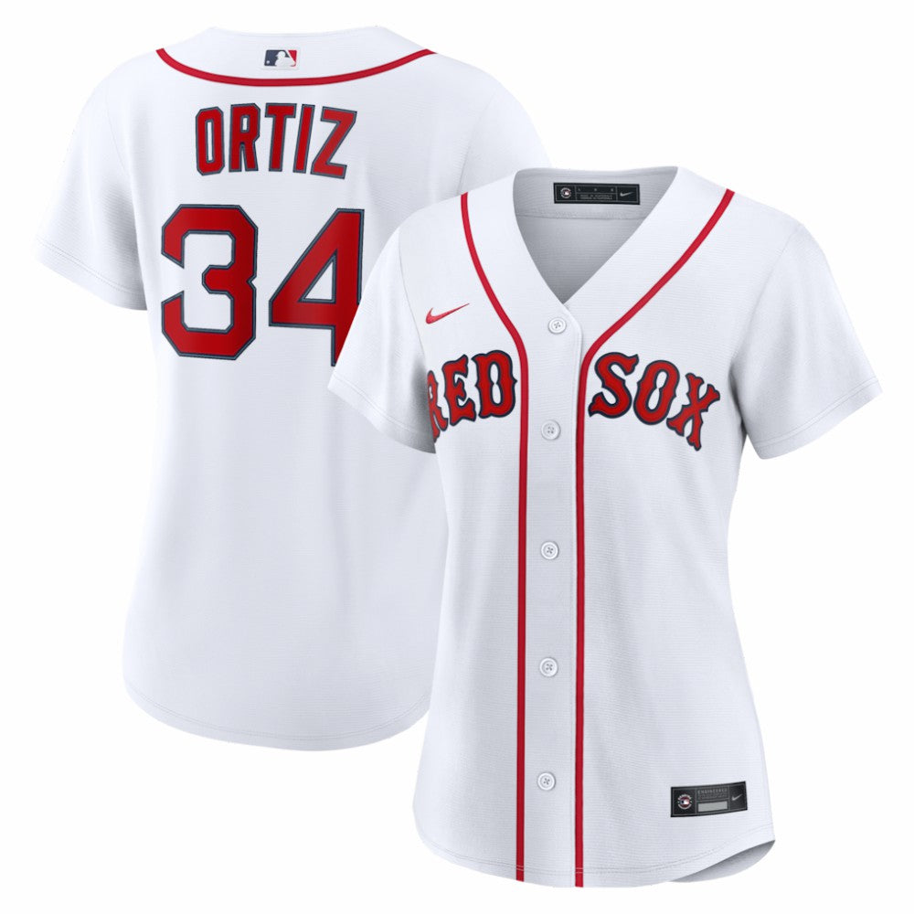 David Ortiz Boston Red Sox Nike Women's Home Replica Player Jersey - MLB