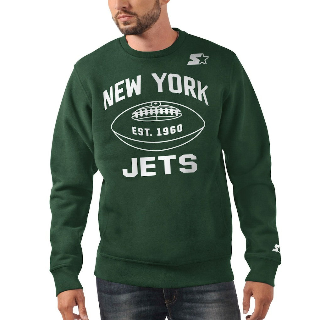 New York Jets Starter Classic Fleece Sweatshirt Green | NFL