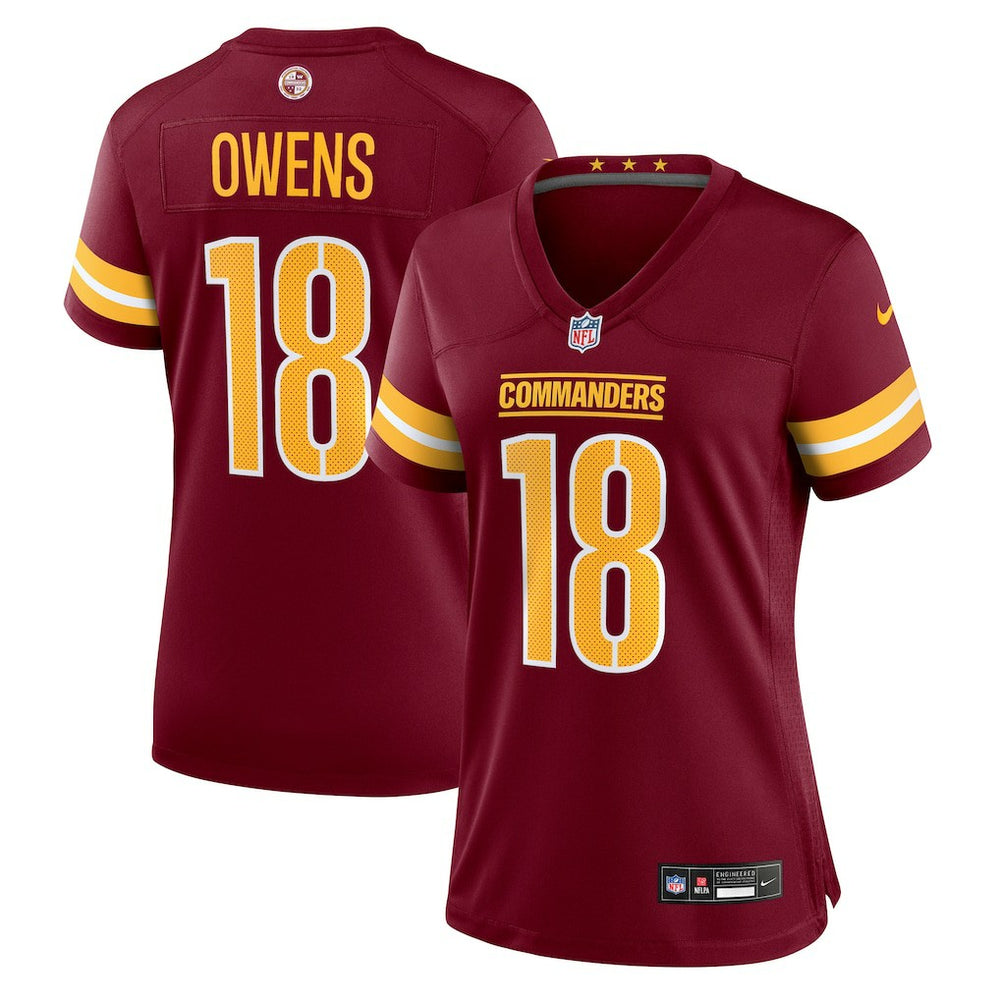 Tyler Owens Washington Commanders Women's Team Game Jersey Burgundy | Nike for Sale