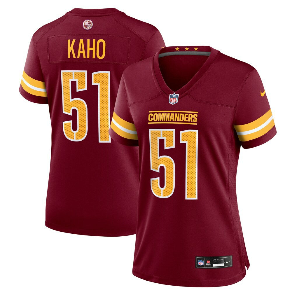 Ale Kaho Washington Commanders Women's Team Game Jersey Burgundy | Nike for Sale