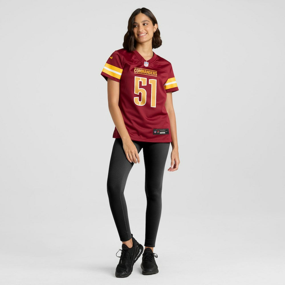 Ale Kaho Washington Commanders Women's Team Game Jersey Burgundy | Nike for Sale