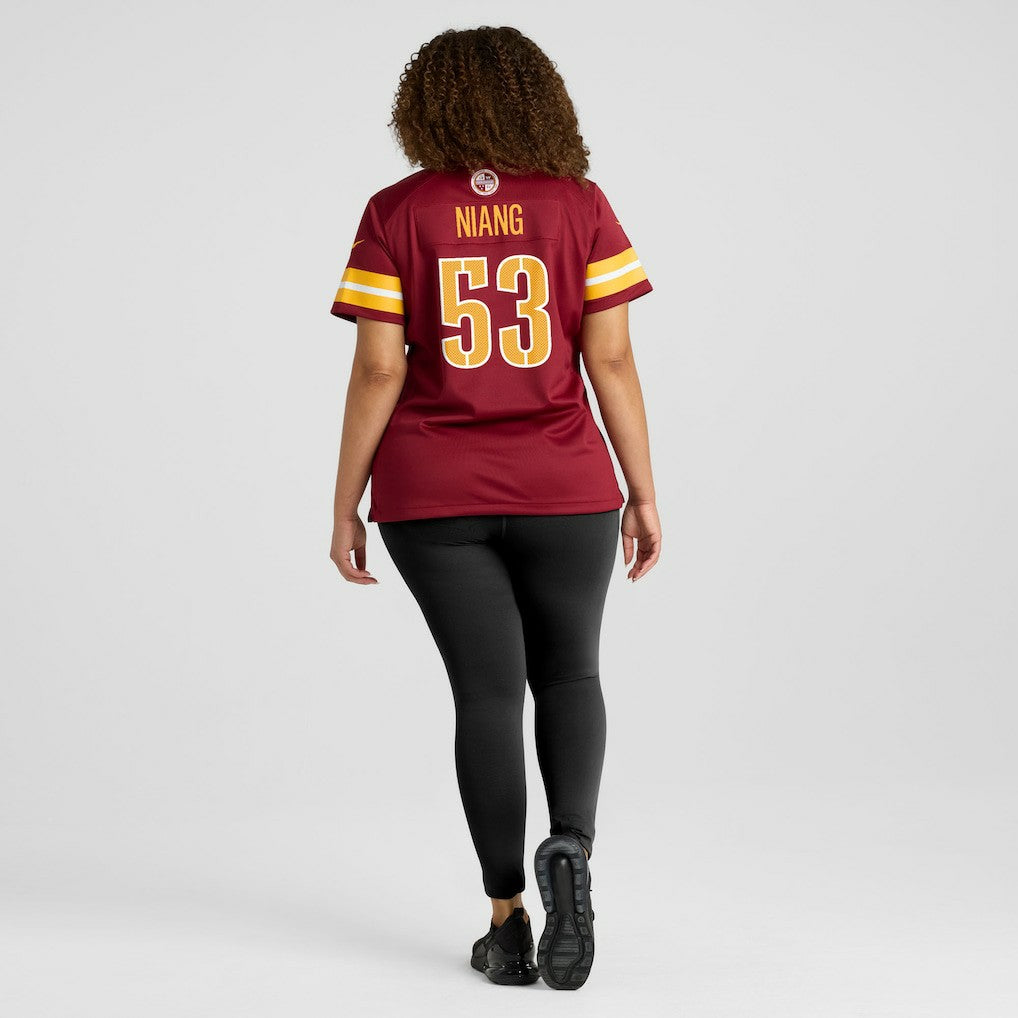 Lucas Niang Washington Commanders Women's Team Game Jersey Burgundy | Nike for Sale