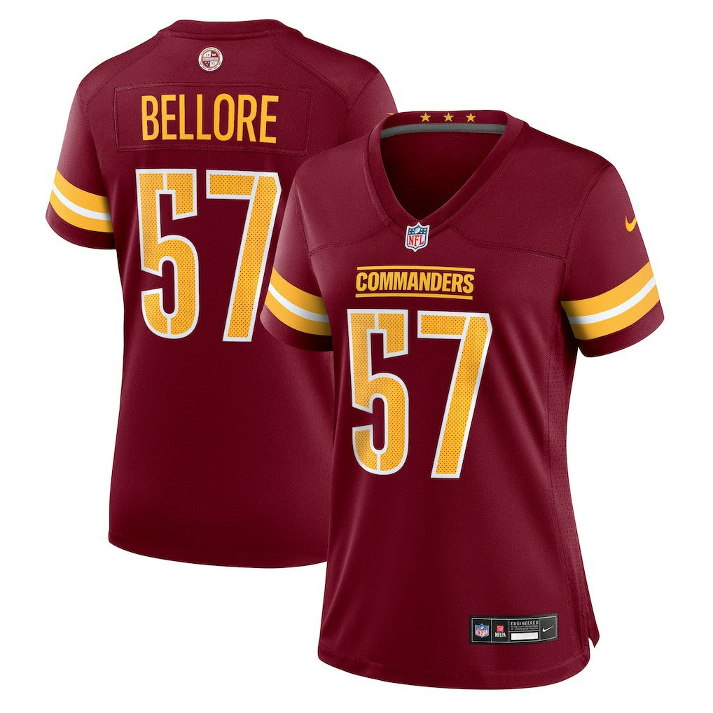 Nick Bellore Washington Commanders Women's Team Game Jersey Burgundy | Nike for Sale