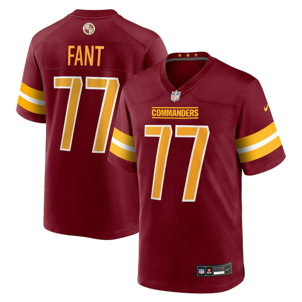 George Fant Washington Commanders Team Game Jersey Burgundy | Nike for Sale