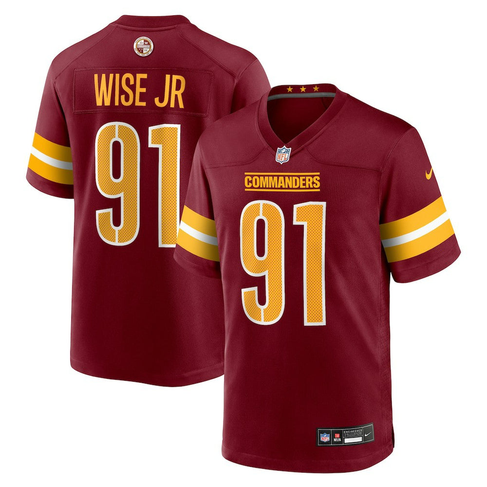 Deatrich Wise Jr. Washington Commanders Team Game Jersey Burgundy | Nike for Sale