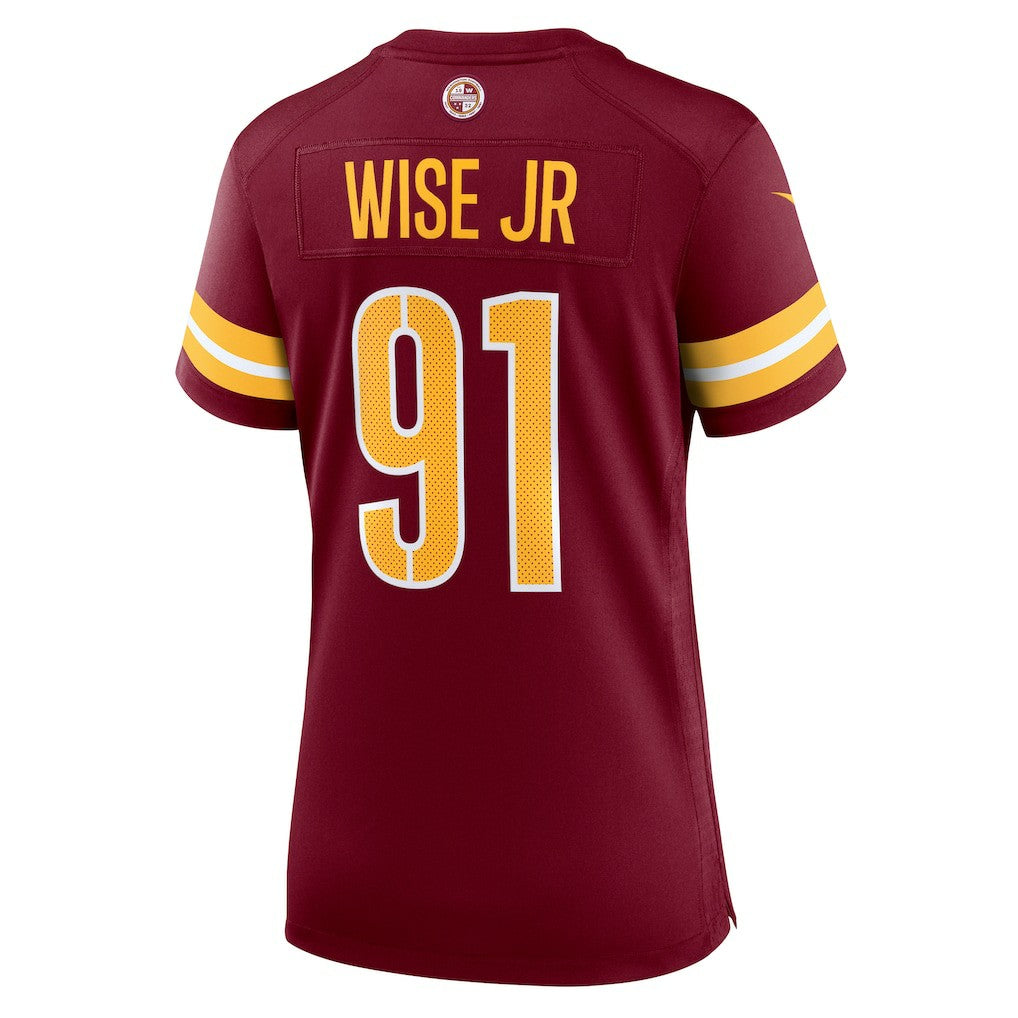 Deatrich Wise Jr. Washington Commanders Women's Team Game Jersey Burgundy | Nike for Sale