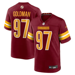 Eddie Goldman Washington Commanders Team Game Jersey Burgundy | Nike for Sale