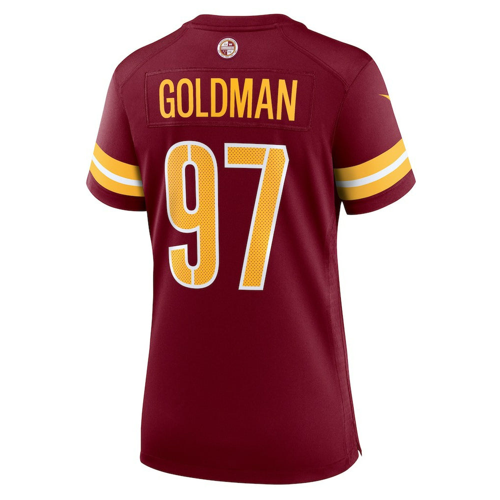 Eddie Goldman Washington Commanders Women's Team Game Jersey Burgundy | Nike for Sale