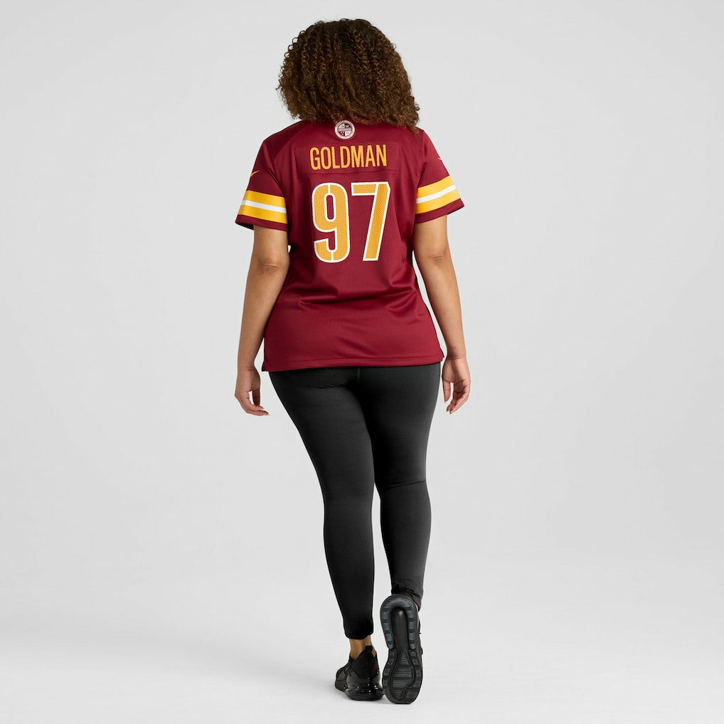 Eddie Goldman Washington Commanders Women's Team Game Jersey Burgundy | Nike for Sale