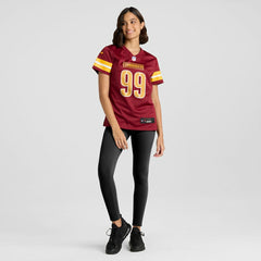 Javon Kinlaw Washington Commanders Women's Team Game Jersey Burgundy | Nike for Sale