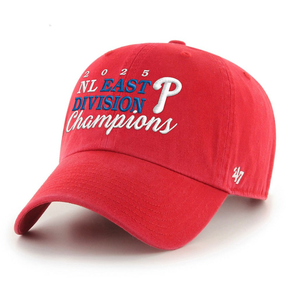 Philadelphia Phillies '47 2025 NL East Division Champions Clean Up Adjustable Hat - MLB